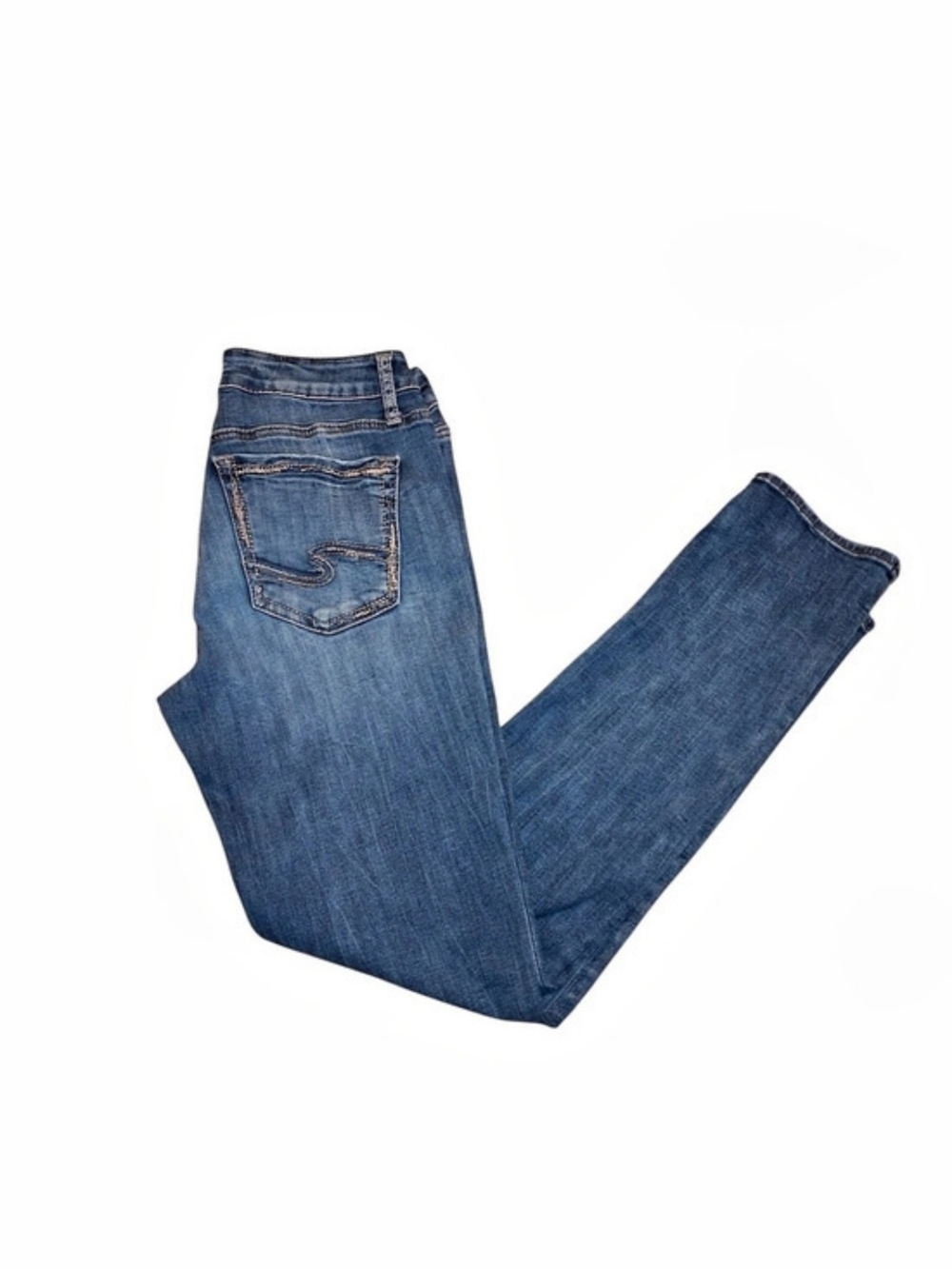 Silver Jeans Co. Suki Slim Jeans Blue Waist 30